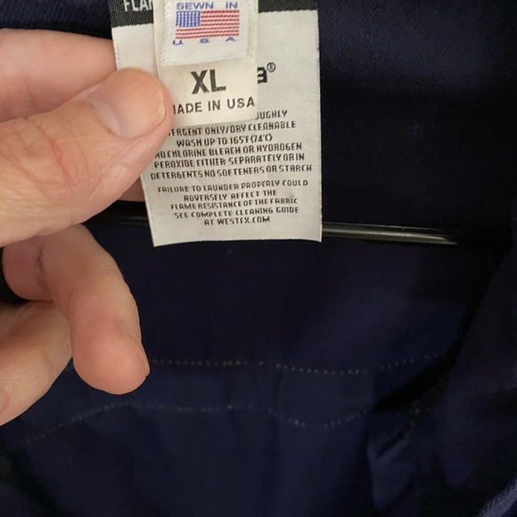 XL Westex Indura FIRE RESISTANT SNAP BUTTON OVER COAT! - Picture 4 of 6